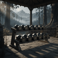 TITAN Off-Grid Cast Iron Dumbbell Set Crown Edition