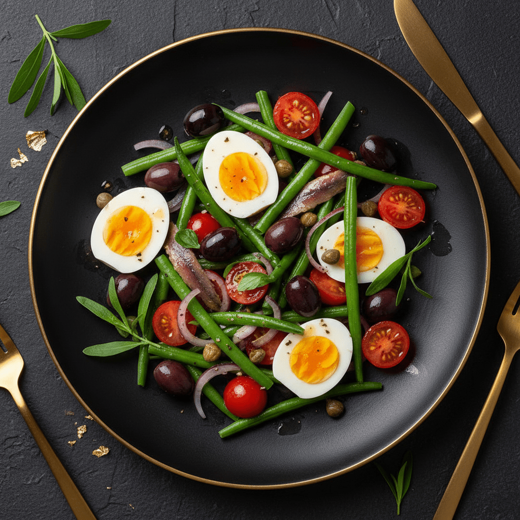 TITAN French Niçoise Egg & Olive Vegetarian Lunch Salad