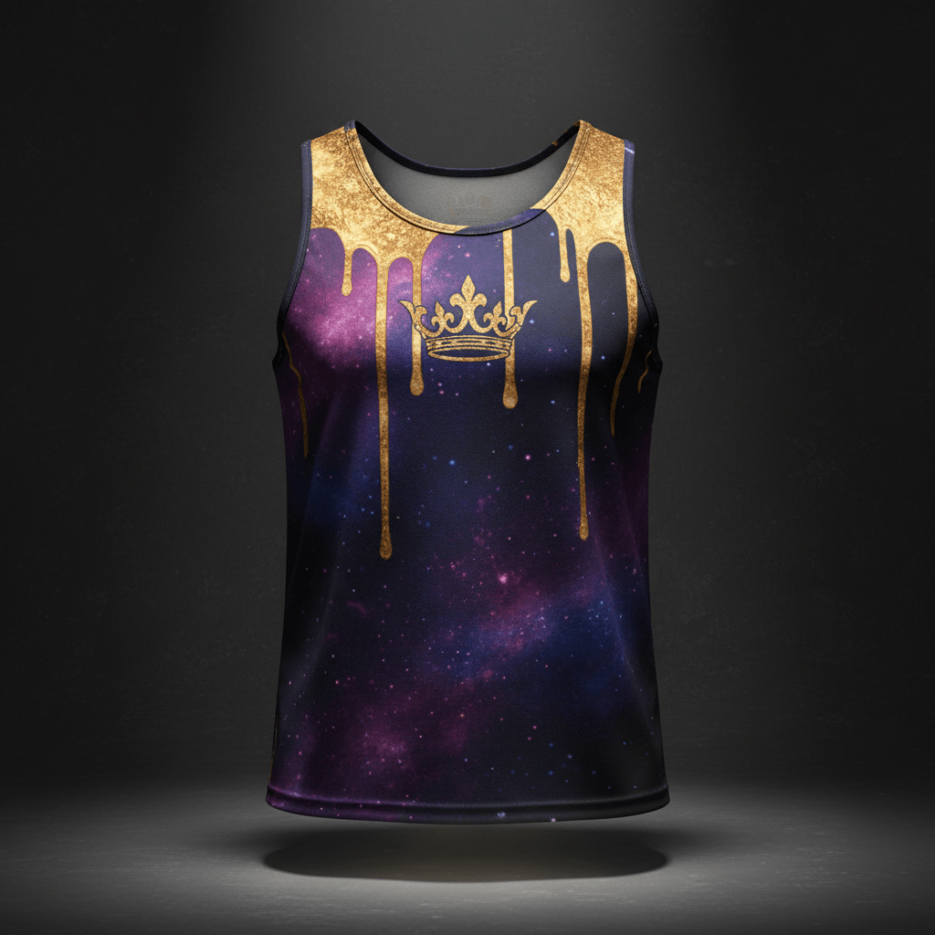 TITAN Crown Tank Top Galaxy Drip