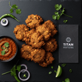 TITAN West African Vegan Akara Bean Fritters Breakfast - High-Protein Meal Plan