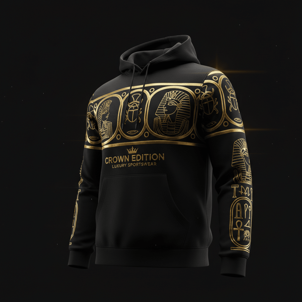 TITAN Egyptian Pharaoh Pullover Hoodie — Dynasty Edition