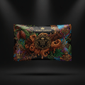 TITAN Plant Protein Powder Chocolate Fudge — Crown Edition bold tattoo-style artwork
