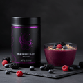 TITAN Protein Smoothie Powder – Acai Berry Blast, premium product photography