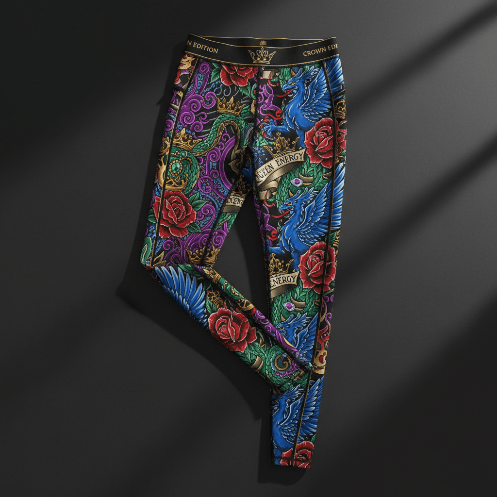 TITAN Crown Edition Women's Tattoo Art Compression Leggings