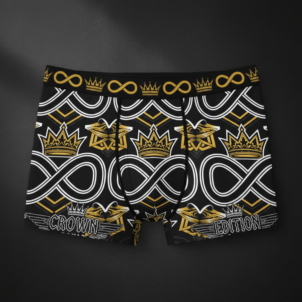 TITAN Men's Boxer Briefs Infinite King Crown Edition