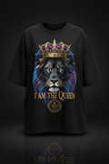 Lion Crown Oversized Tee — Women's Warrior Drop