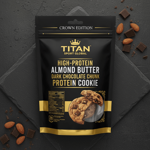 Almond Butter Dark Chocolate Chunk Protein Cookie — TITAN SPORT GLOBAL