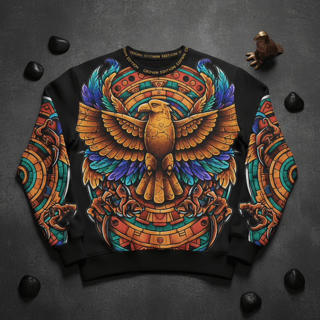 TITAN Women's Great Zimbabwe Bird Spirit Crewneck — Hungwe Edition