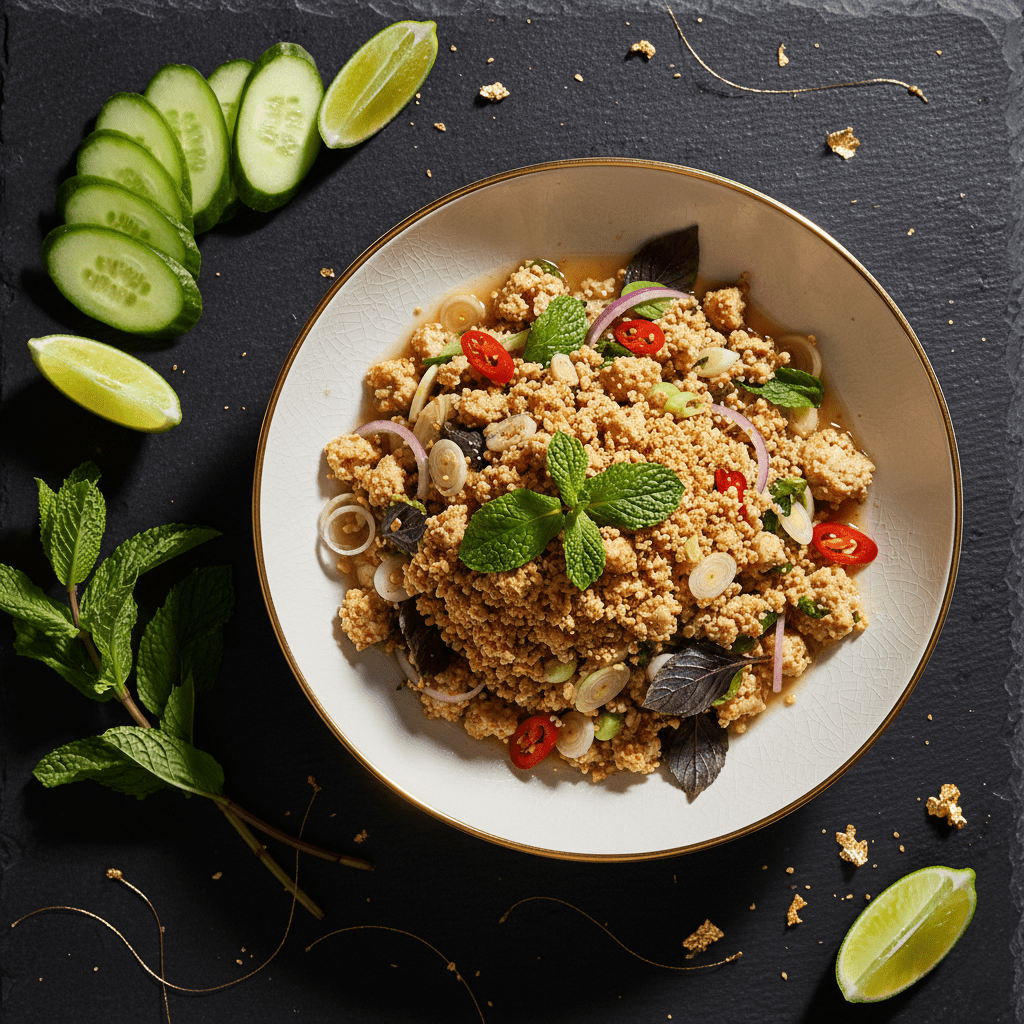 TITAN Thai Larb Tofu Vegan Salad Lunch Bowl