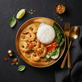 TITAN Thai Coconut Shrimp Curry Muscle Dinner Bowl