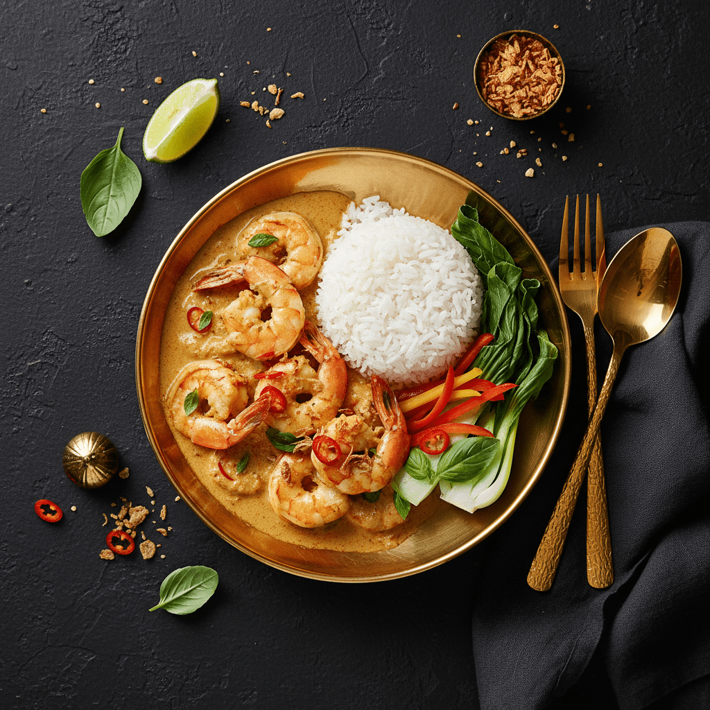 TITAN Thai Coconut Shrimp Curry Muscle Dinner Bowl
