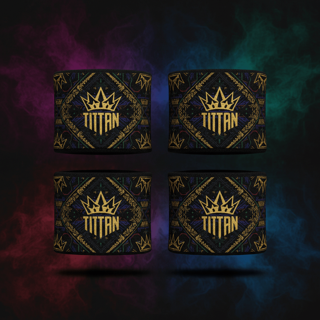 TITAN Wristband Set 4-Pack - Crown Edition