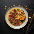 TITAN Peruvian Tiradito Tuna Ceviche Seafood Lunch Plate