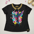 TITAN Plus Women's Hummingbird Blossom Tee — Inclusive Crown Edition