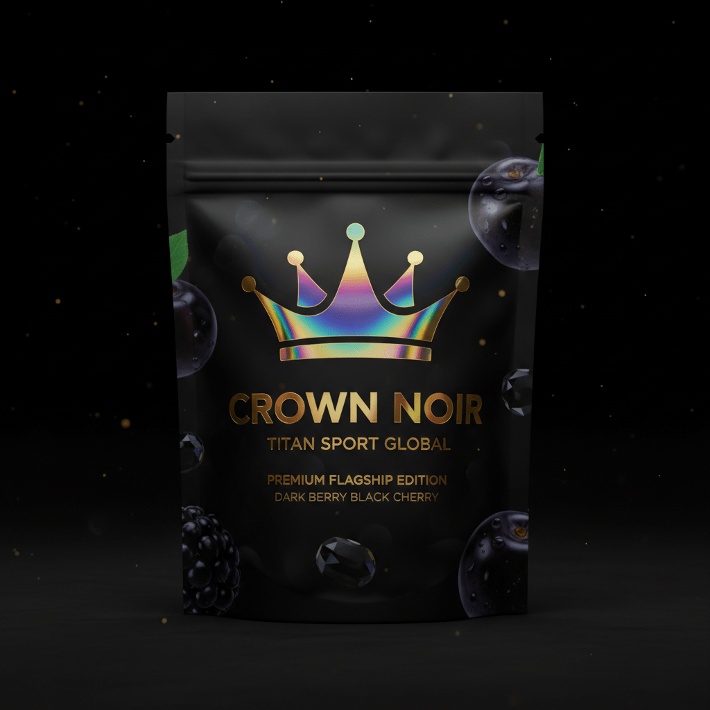 Crown Noir Flagship Protein Gummy Black Cherry Dark Berry Edition