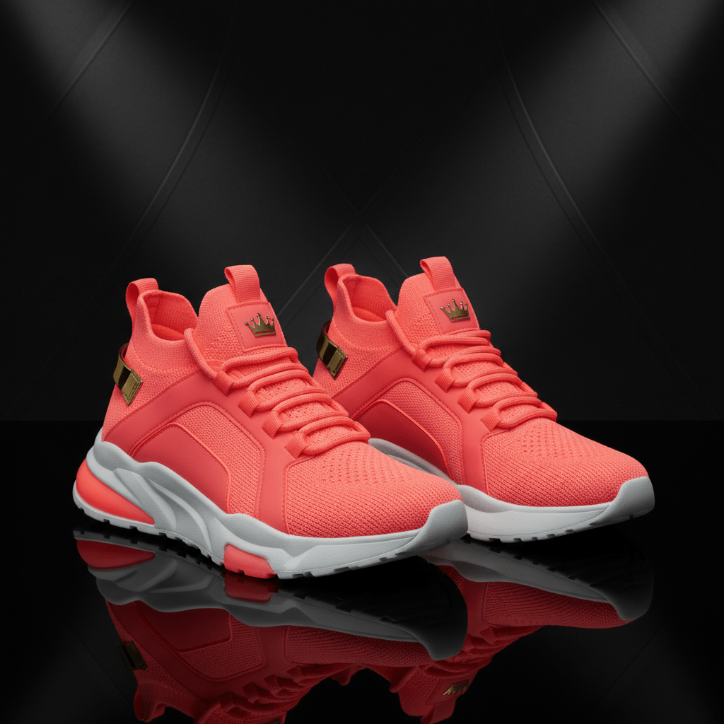 TITAN Crown Sneaker Women's Neon Coral