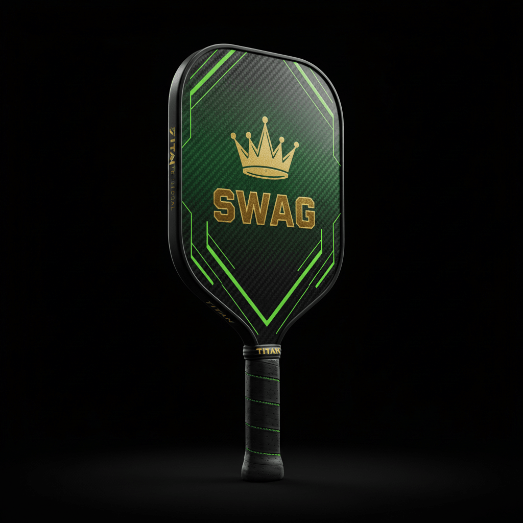TITAN Off-Grid Pickleball Paddle — Neon Crown SWAG