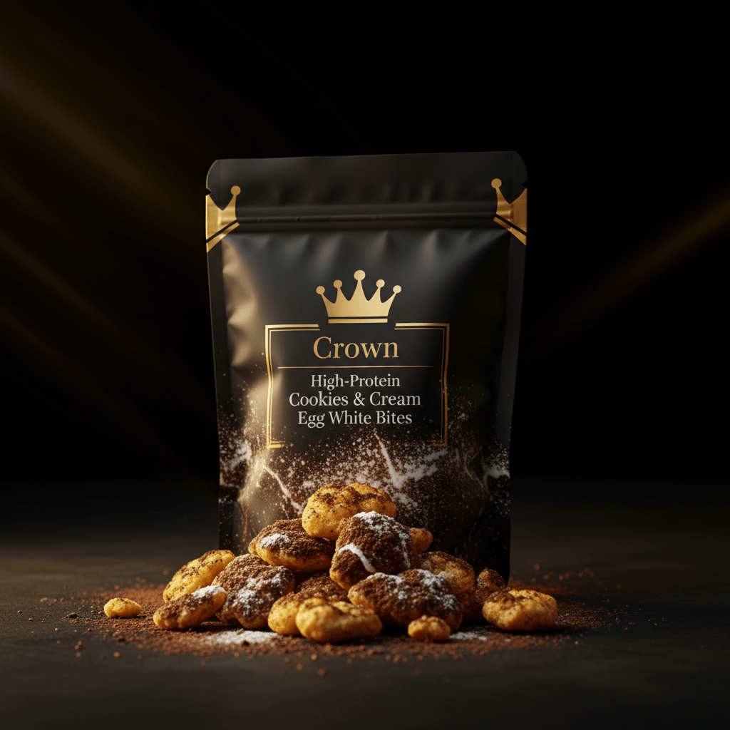 Crown High-Protein Cookies & Cream Egg White Bites - TITAN SPORT GLOBAL