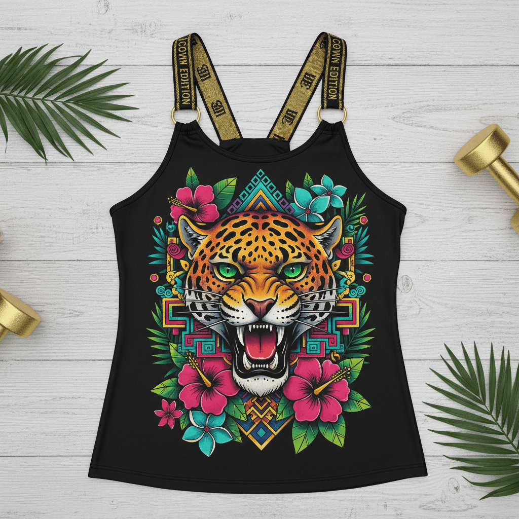 TITAN Plus Women's Jaguar Jungle Tank — Inclusive Crown Edition
