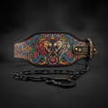 TITAN Crown Edition Leather Dip Belt — Crown Edition matte black and gold