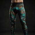 TITAN Aztec Eagle Knight Compression Tights — Warrior Edition
