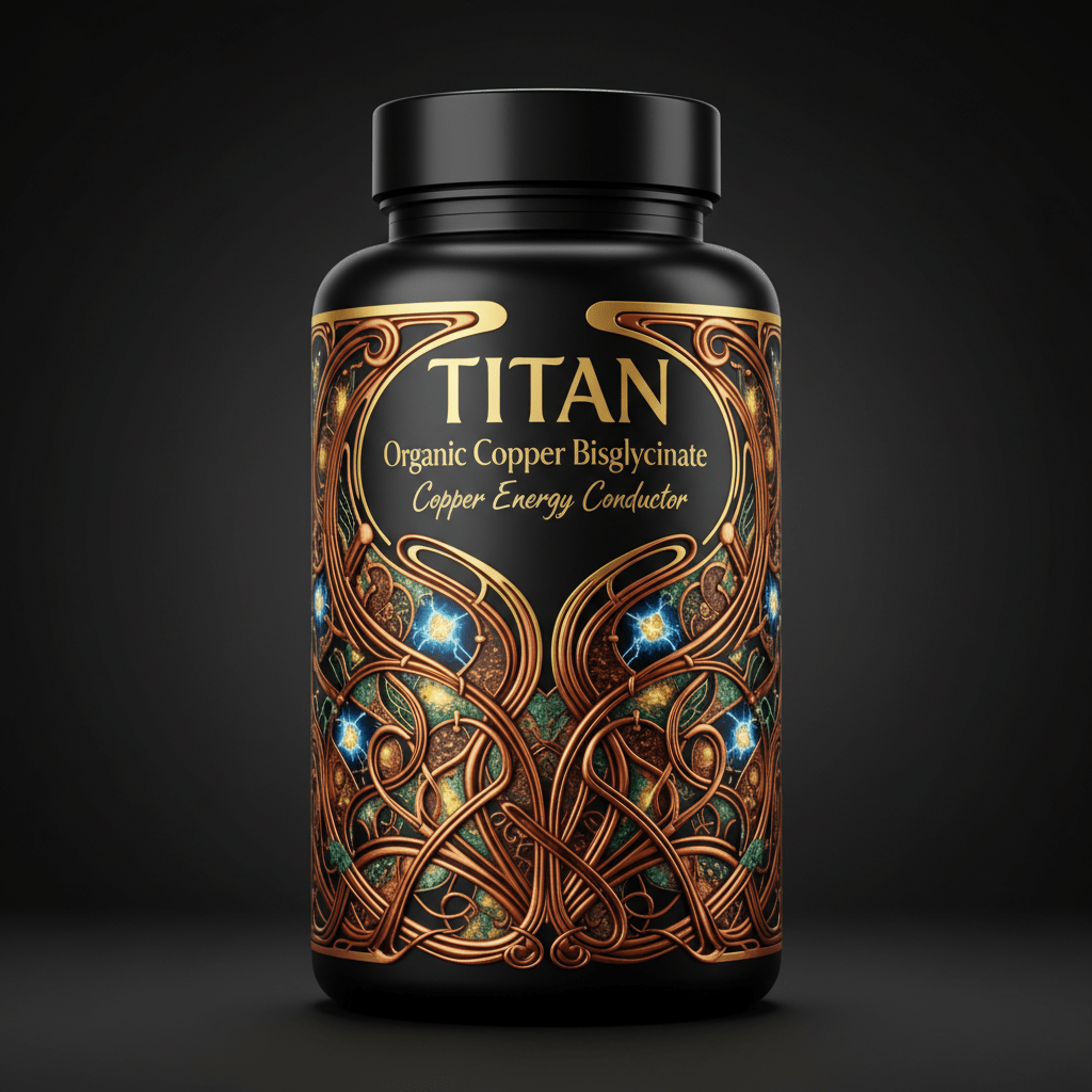 TITAN Organic Copper Bisglycinate - Energy & Collagen Support