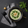 TITAN Azerbaijani Vegan Dovga Herb Soup Breakfast Bowl