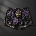 TITAN Women's Cozy Boxer Shorts Orchid Queen Crown Edition