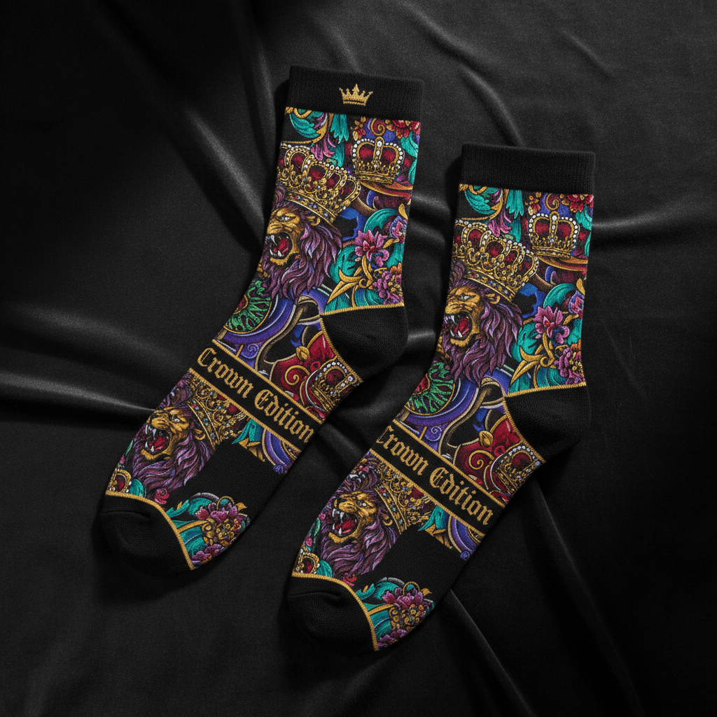 TITAN Crown Edition Tattoo Art Golf Socks