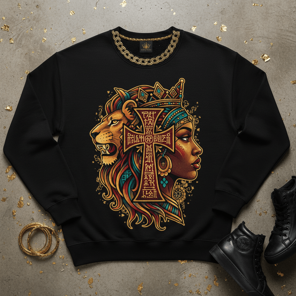 TITAN Women's Lalibela Empress Crewneck — Makeda Edition