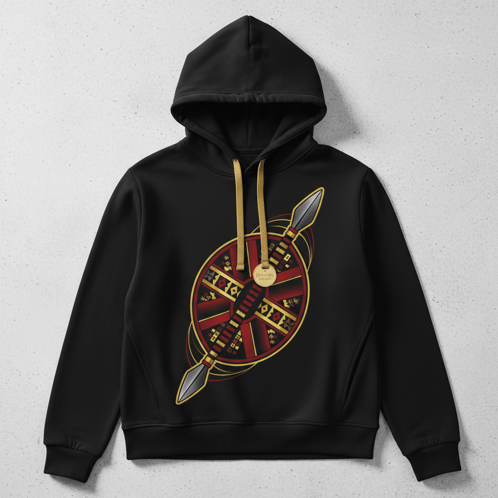TITAN Women's Zulu Warrior Queen Hoodie — Nandi Edition