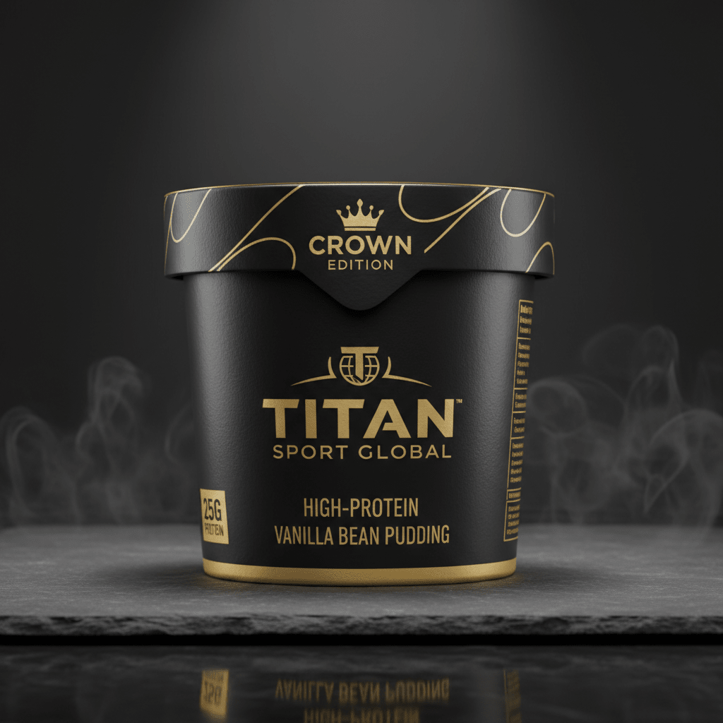 Crown Vanilla Bean Protein Pudding Cup — TITAN SPORT GLOBAL