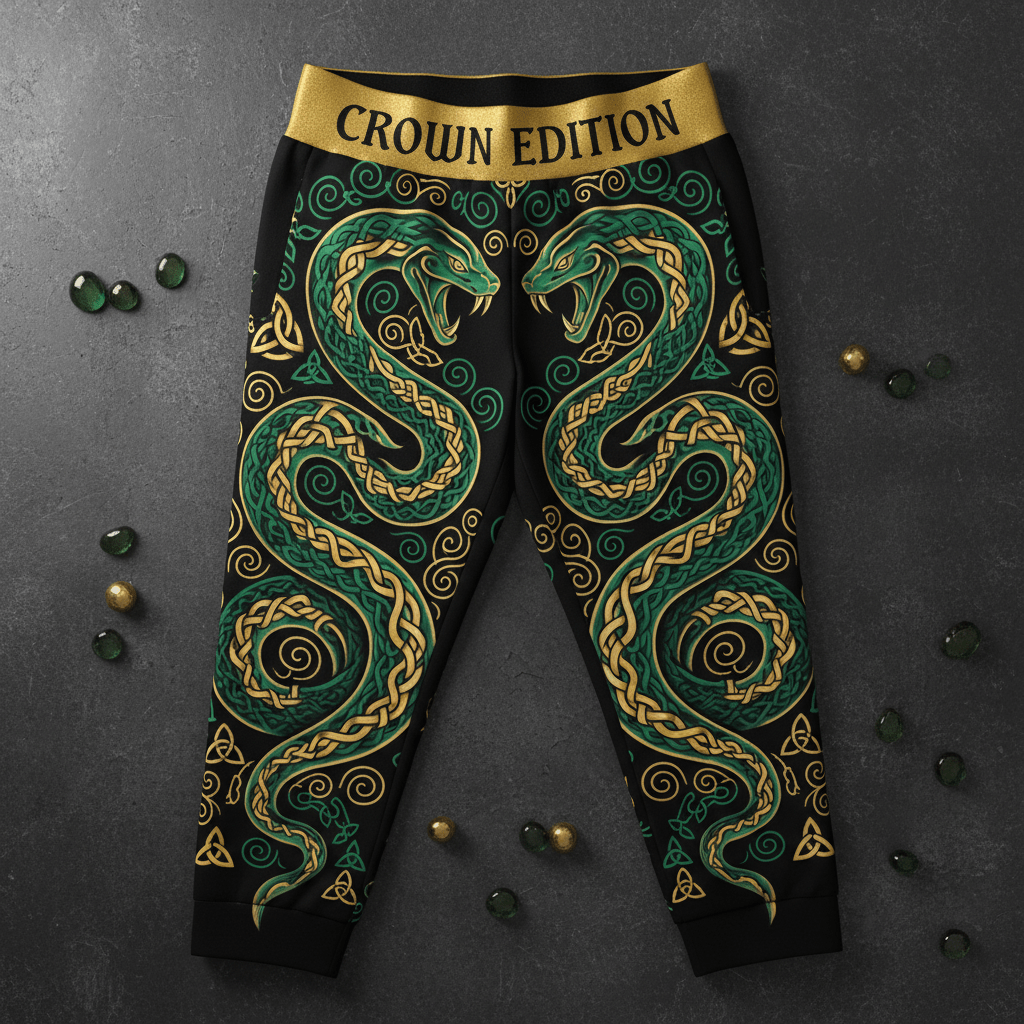 TITAN Women's Celtic Serpent Goddess Joggers — Brigid Edition