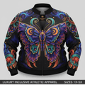 TITAN Plus Women's Obsidian Butterfly Zip Jacket — Inclusive Crown Edition