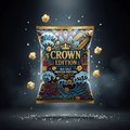 TITAN Protein Popcorn Sea Salt — Crown Edition bold tattoo-style artwork