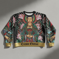 TITAN Women's Guanyin Mercy Goddess Crewneck — Lotus Edition