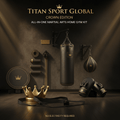 TITAN All-In-One Martial Arts Home Gym Kit Crown Edition