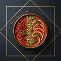TITAN Pomegranate Blood Orange Crown Protein Fruit Bowl