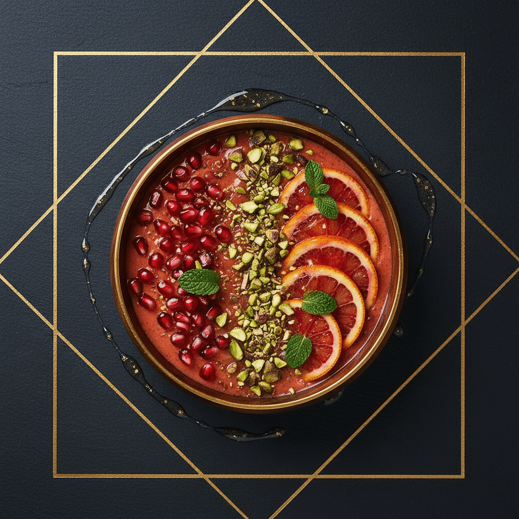 TITAN Pomegranate Blood Orange Crown Protein Fruit Bowl