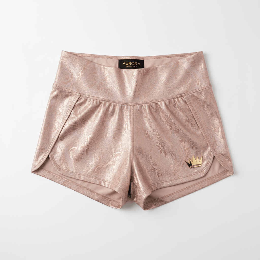 TITAN Rose Gold Crown Women’s Shorts — Crown SWAG Edition
