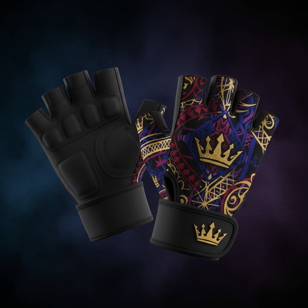TITAN Gym Gloves Fingerless - Crown Edition