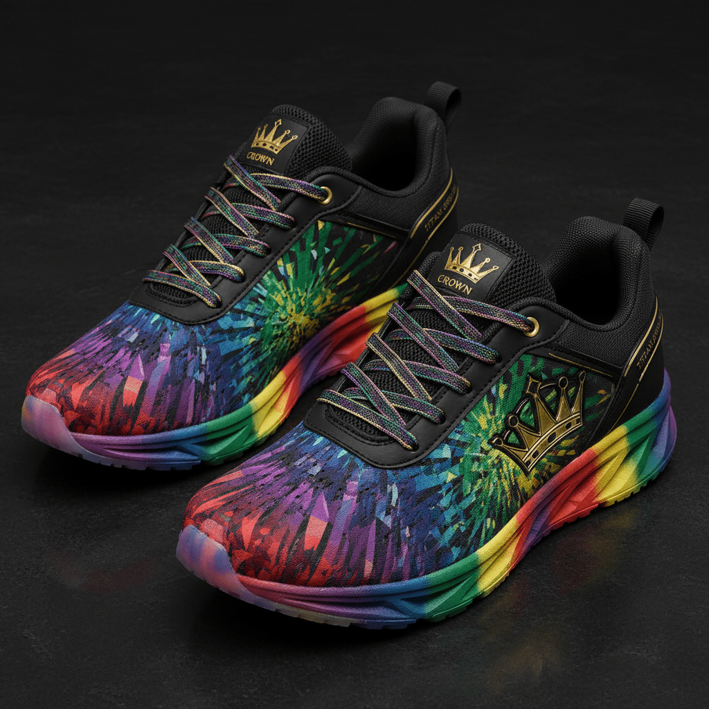 TITAN Men's Rainbow Crown Running Shoes