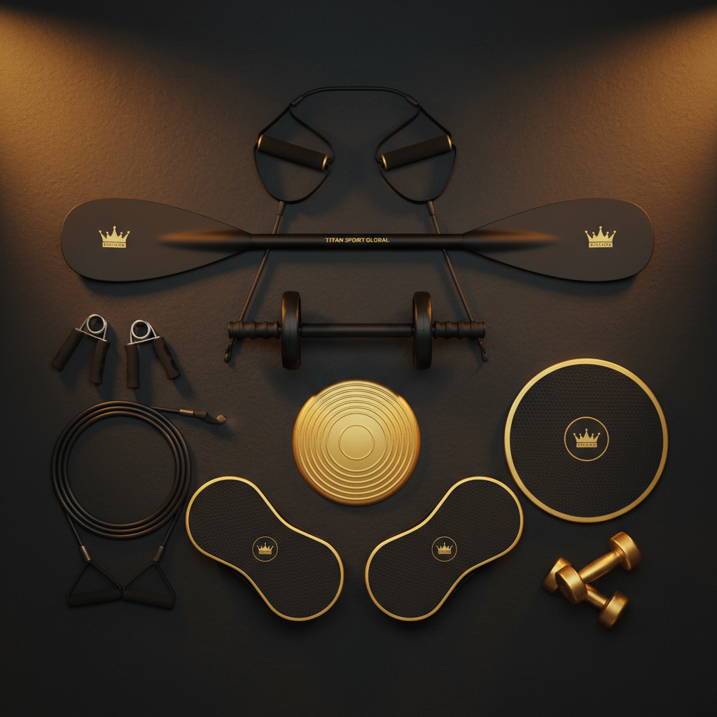 TITAN All-In-One Kayaker's & Paddler's Home Gym Kit Crown Edition