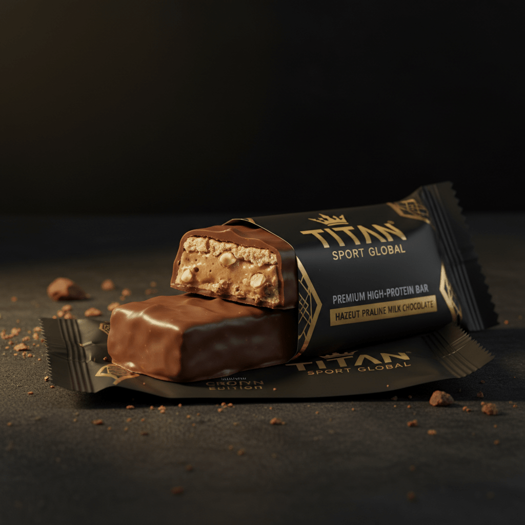 Crown Hazelnut Milk Chocolate Protein Bar — TITAN SPORT GLOBAL