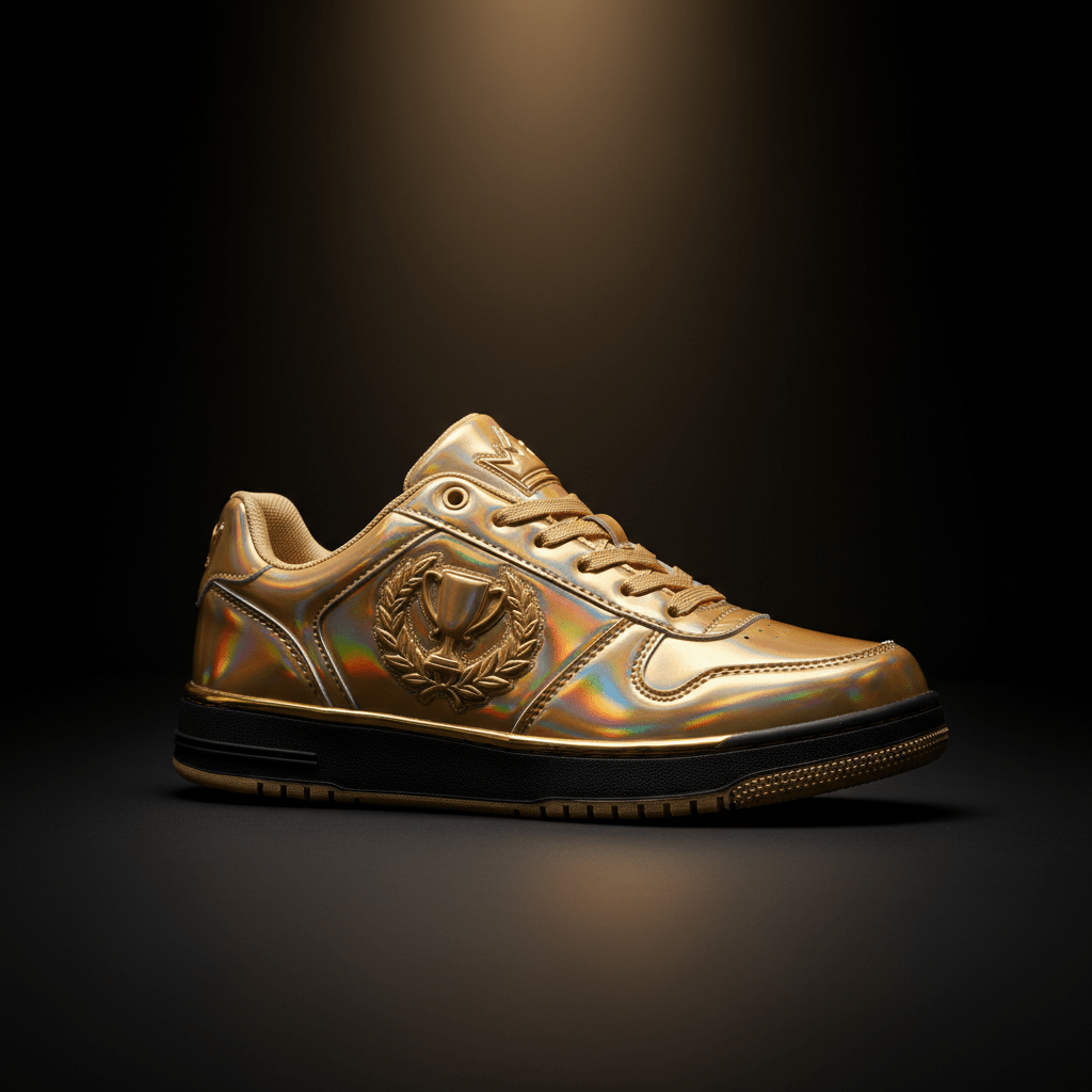 TITAN Kids Gold Champion Training Sneaker — Crown Edition