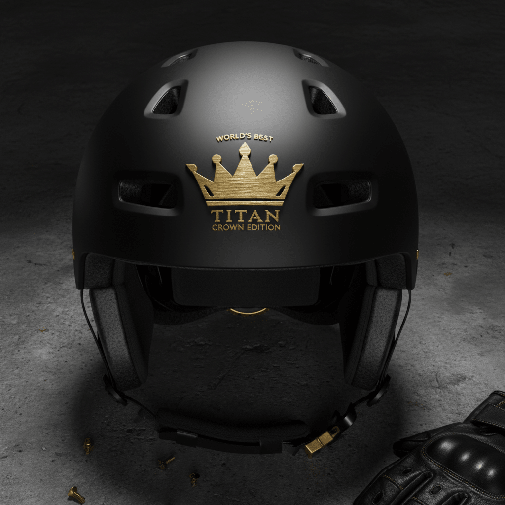 TITAN Crown Edition World's Best Skateboard Helmet