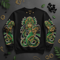 TITAN Women's Cihuacoatl Serpent Warrior Crewneck — Quilaztli Edition