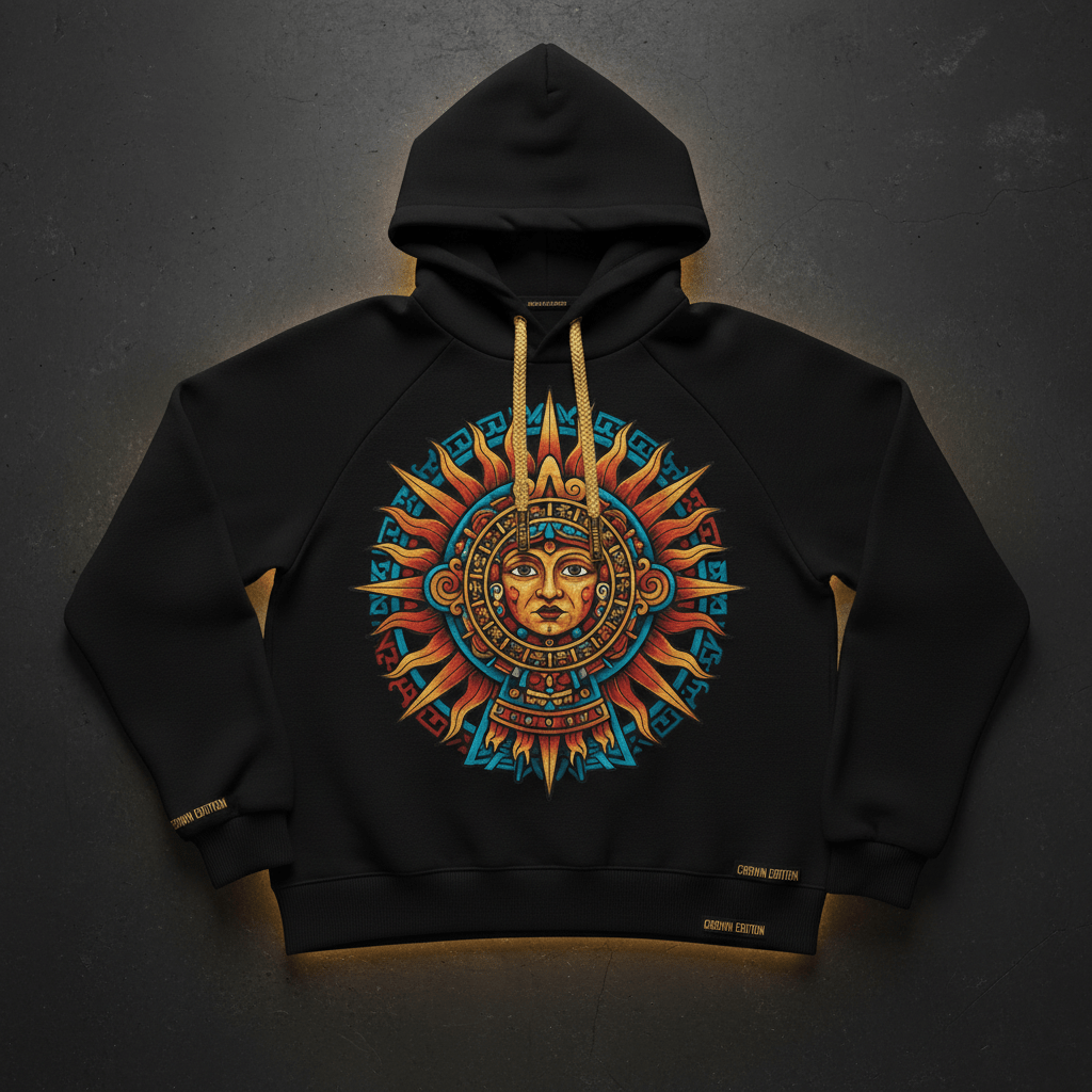 TITAN Women's Tonatiuh Sun Warrior Hoodie — Nahui Ollin Edition