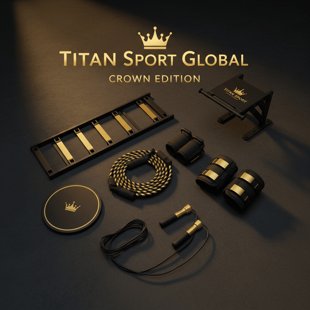 TITAN All-In-One Taekwondo & Kickboxing Home Gym Kit Crown Edition
