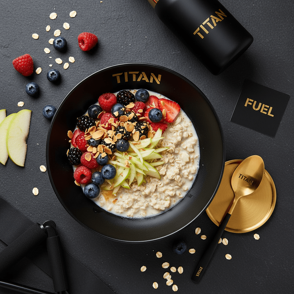 TITAN Swiss Vegan Bircher Muesli Breakfast Bowl